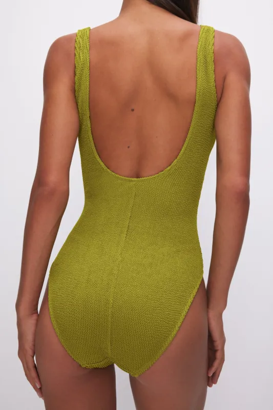 ALWAYS FITS MODERN TANK SWIMSUIT | CHARTRUSSE001 sold by Good American