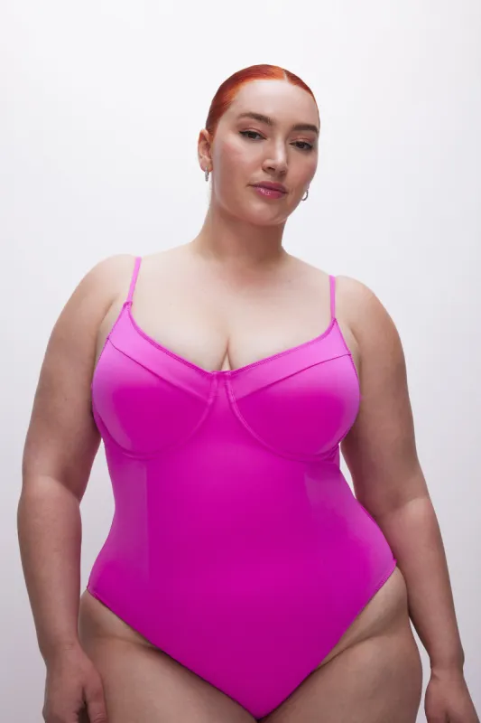 COMPRESSION SHOWOFF SWIMSUIT | FUCHSIA PINK001 sold by Good American