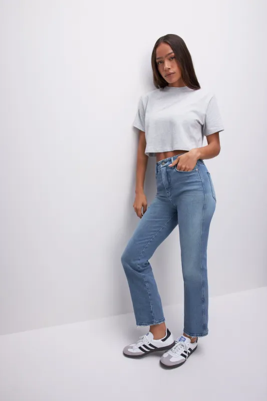 GOOD CURVE STRAIGHT JEANS | BLUE858 sold by Good American