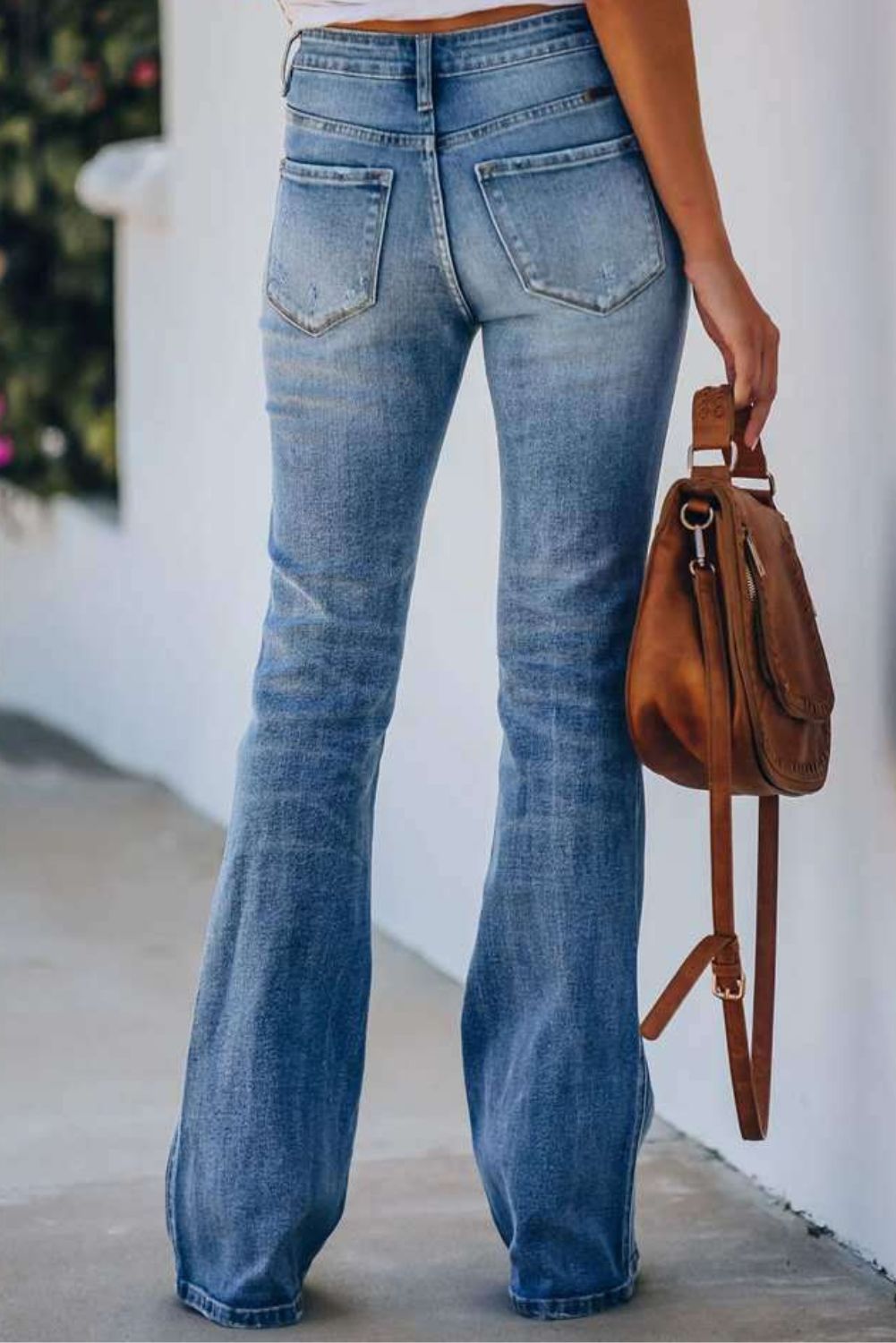 'Elsie' High-waisted Flared Jeans sold by Goodnight Macaroon product image thumbnail 3