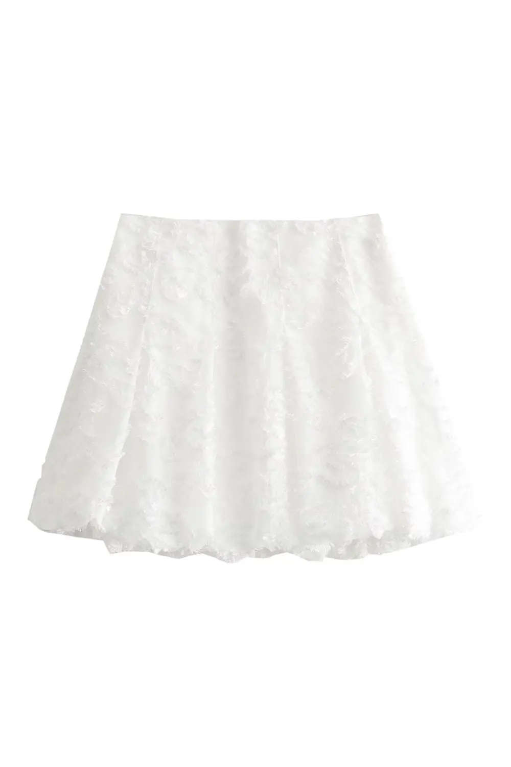 'Amelia' Embroidered Lantern Mini Skirt sold by Goodnight Macaroon