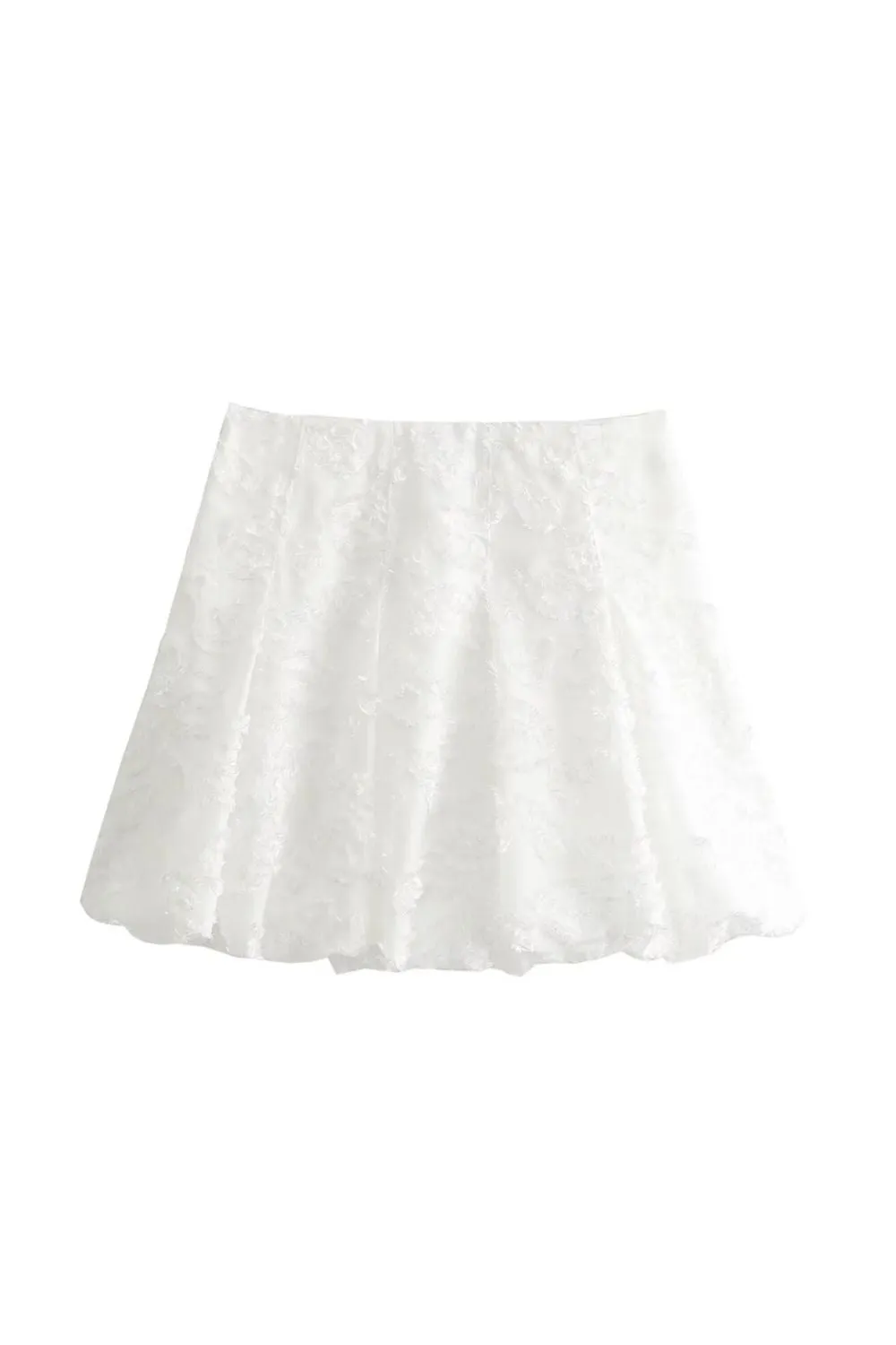 'Amelia' Embroidered Lantern Mini Skirt sold by Goodnight Macaroon product image thumbnail 2