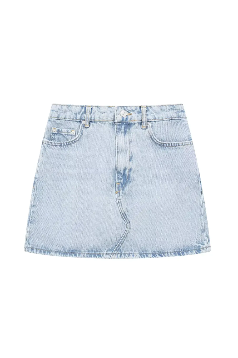 'Tina' Denim Mini Skirt sold by Goodnight Macaroon