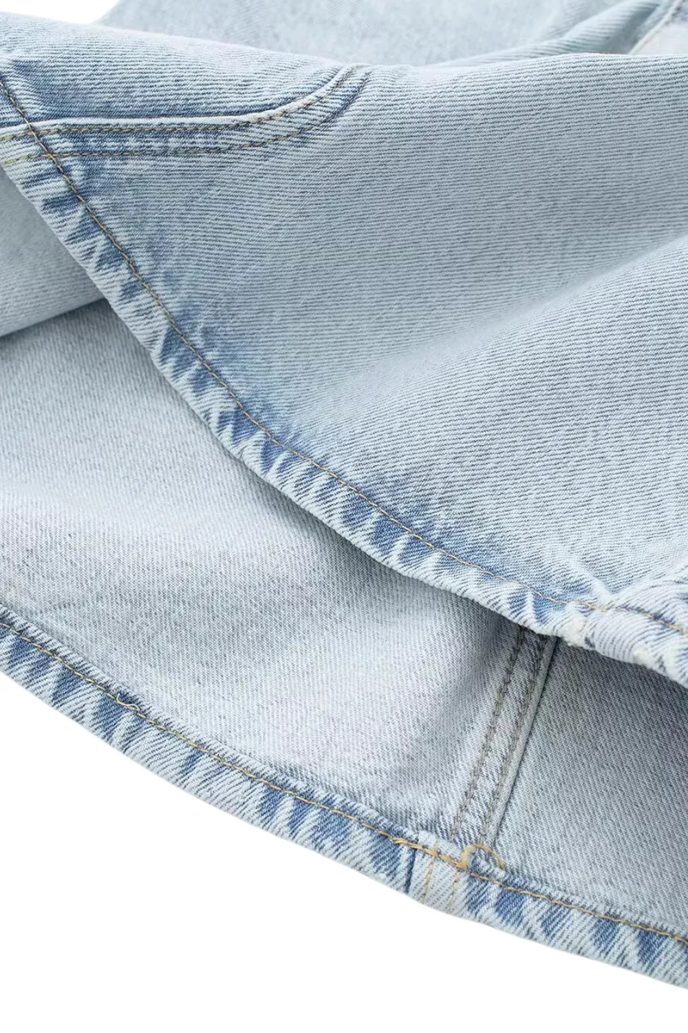 'Tina' Denim Mini Skirt sold by Goodnight Macaroon product image thumbnail 3