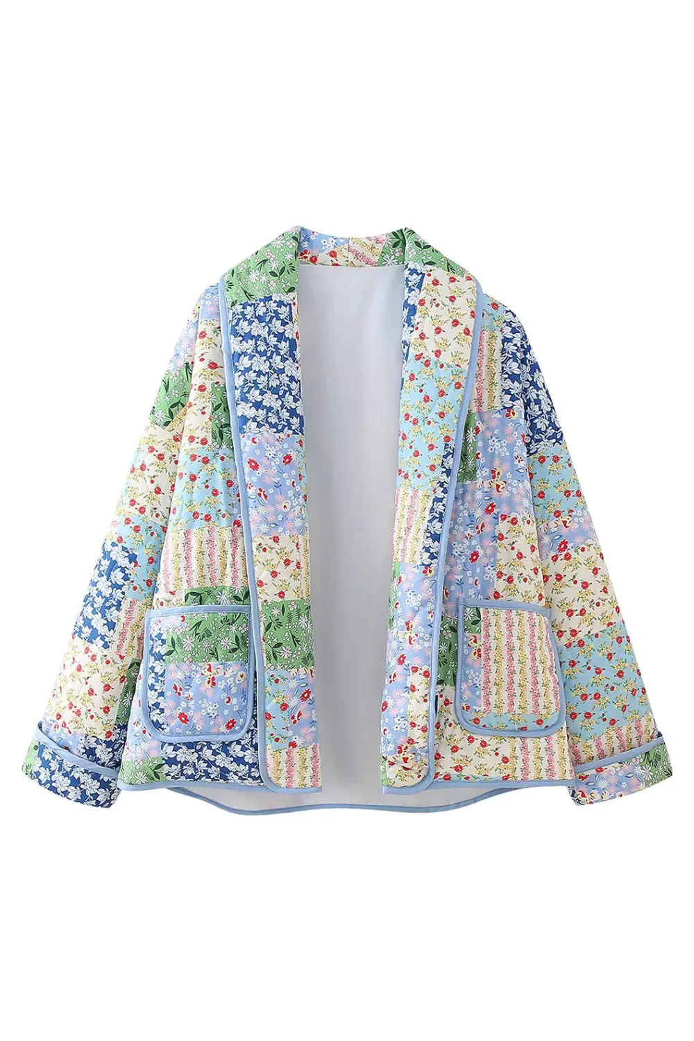 'Wendy' Open Front Floral Light Jacket sold by Goodnight Macaroon