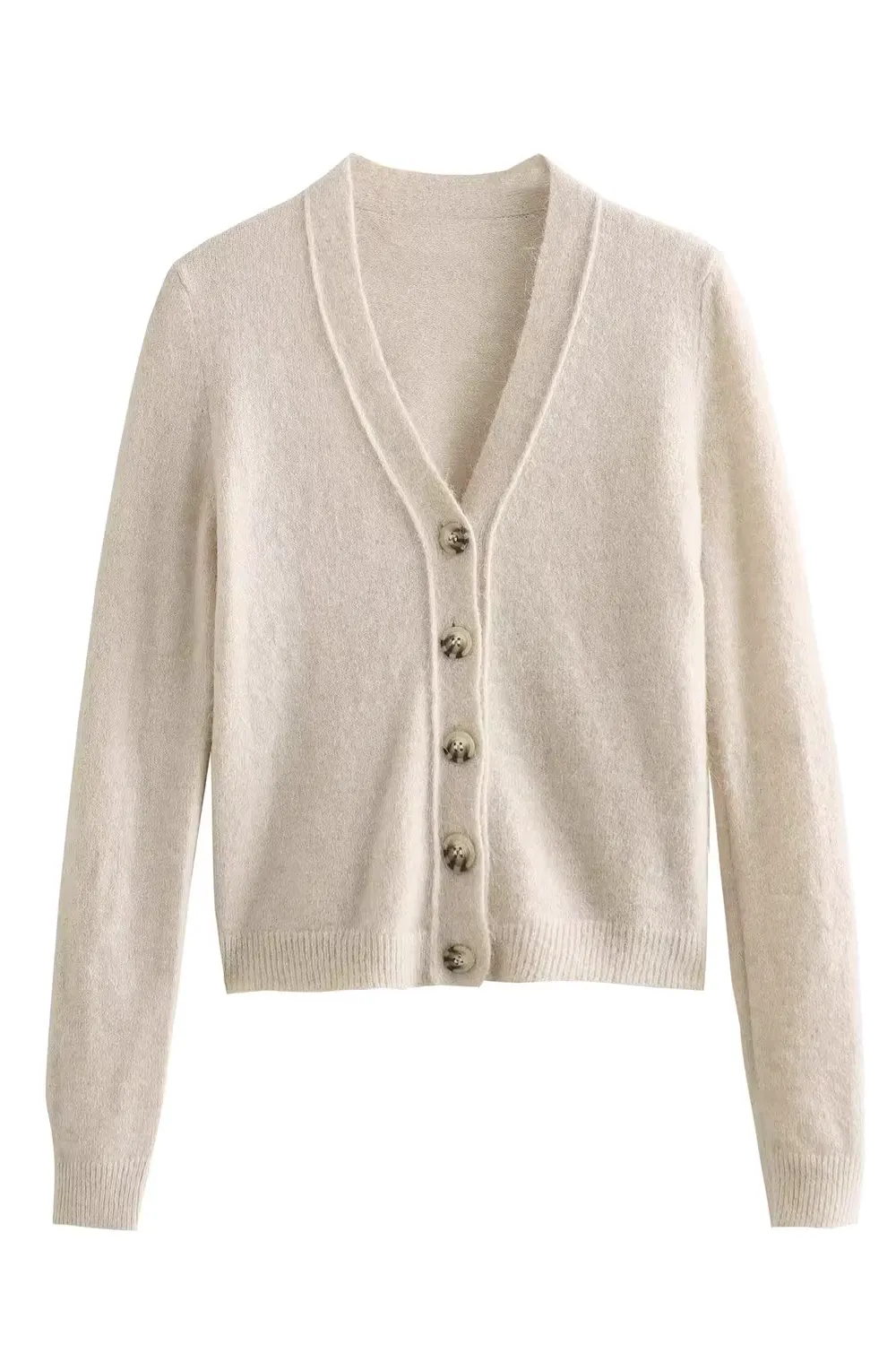 'Stella' Wool-Alpaca Blend Knitted Cardigan sold by Goodnight Macaroon