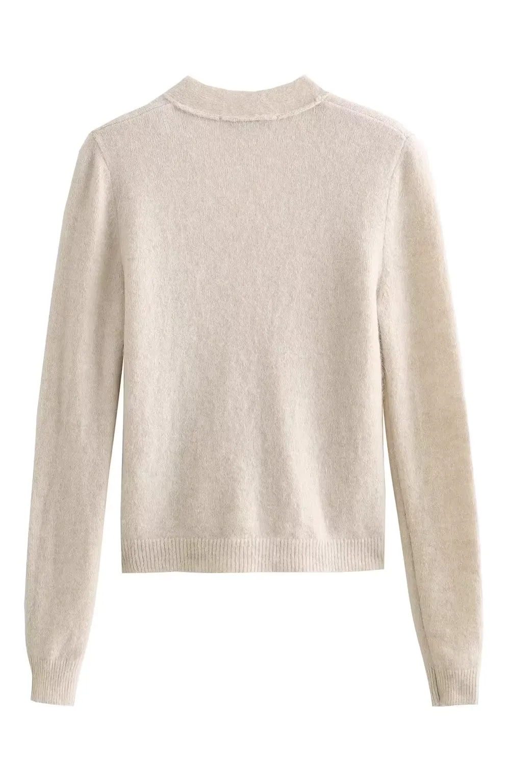 'Stella' Wool-Alpaca Blend Knitted Cardigan sold by Goodnight Macaroon product image thumbnail 2