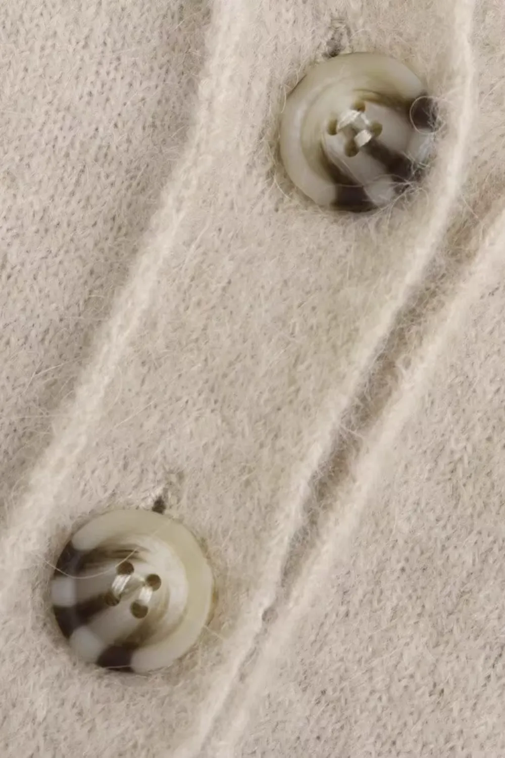 'Stella' Wool-Alpaca Blend Knitted Cardigan sold by Goodnight Macaroon product image thumbnail 3