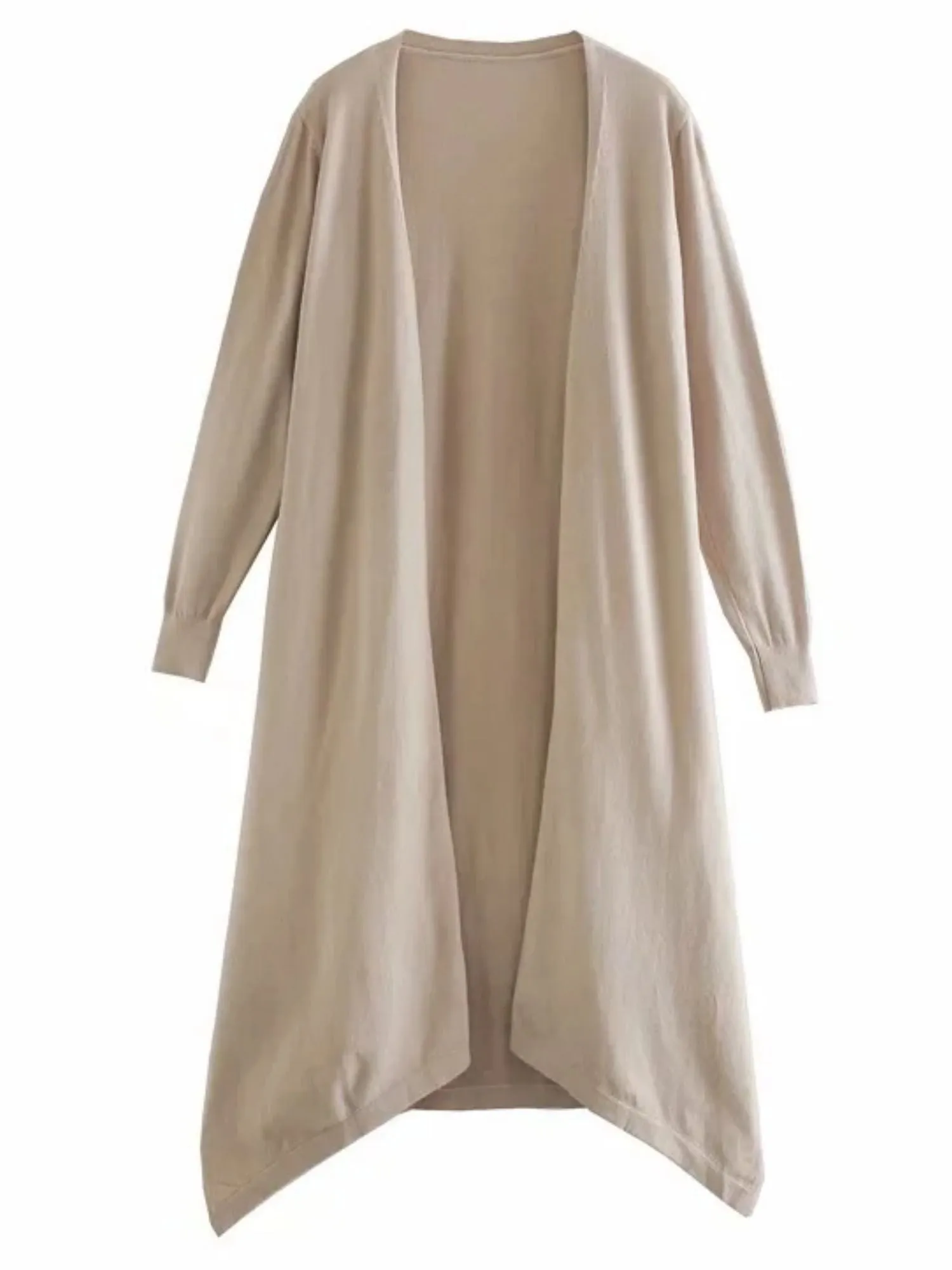 'Aiko' Basic Soft Wrap Thin Long Cardigan (3 Colors) sold by Goodnight Macaroon product image thumbnail 3