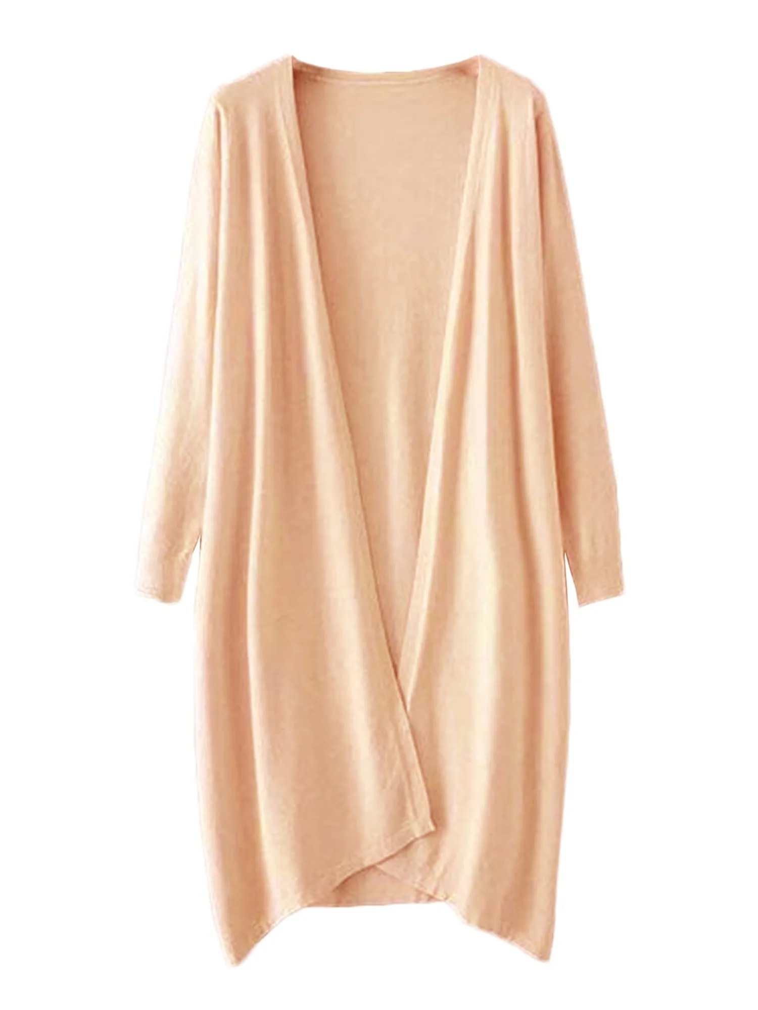 'Aiko' Basic Soft Wrap Thin Long Cardigan (3 Colors) sold by Goodnight Macaroon product image thumbnail 2