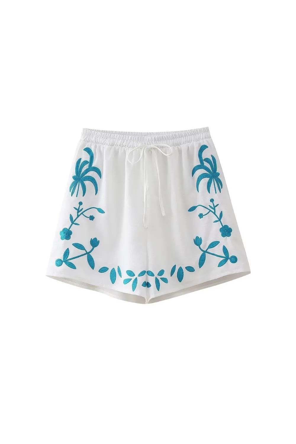 'Yevgeniya' Embroidered Short Sleeve Shirt & Shorts (Sold Seperately) sold by Goodnight Macaroon product image thumbnail 4