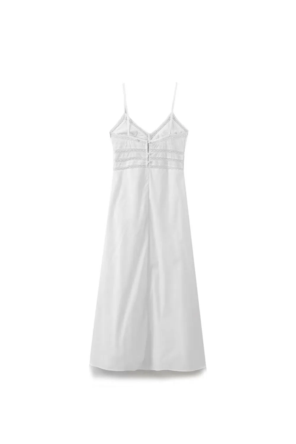 'Scarlett ' Embroidered V-neck Strap Midi Dress sold by Goodnight Macaroon product image thumbnail 2