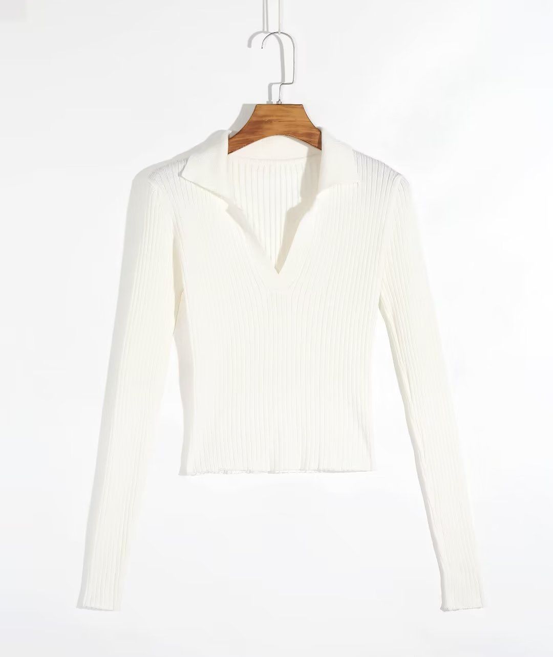 Long Sleeve Collared Top #144675 sold by Goodnight Macaroon product image thumbnail 3