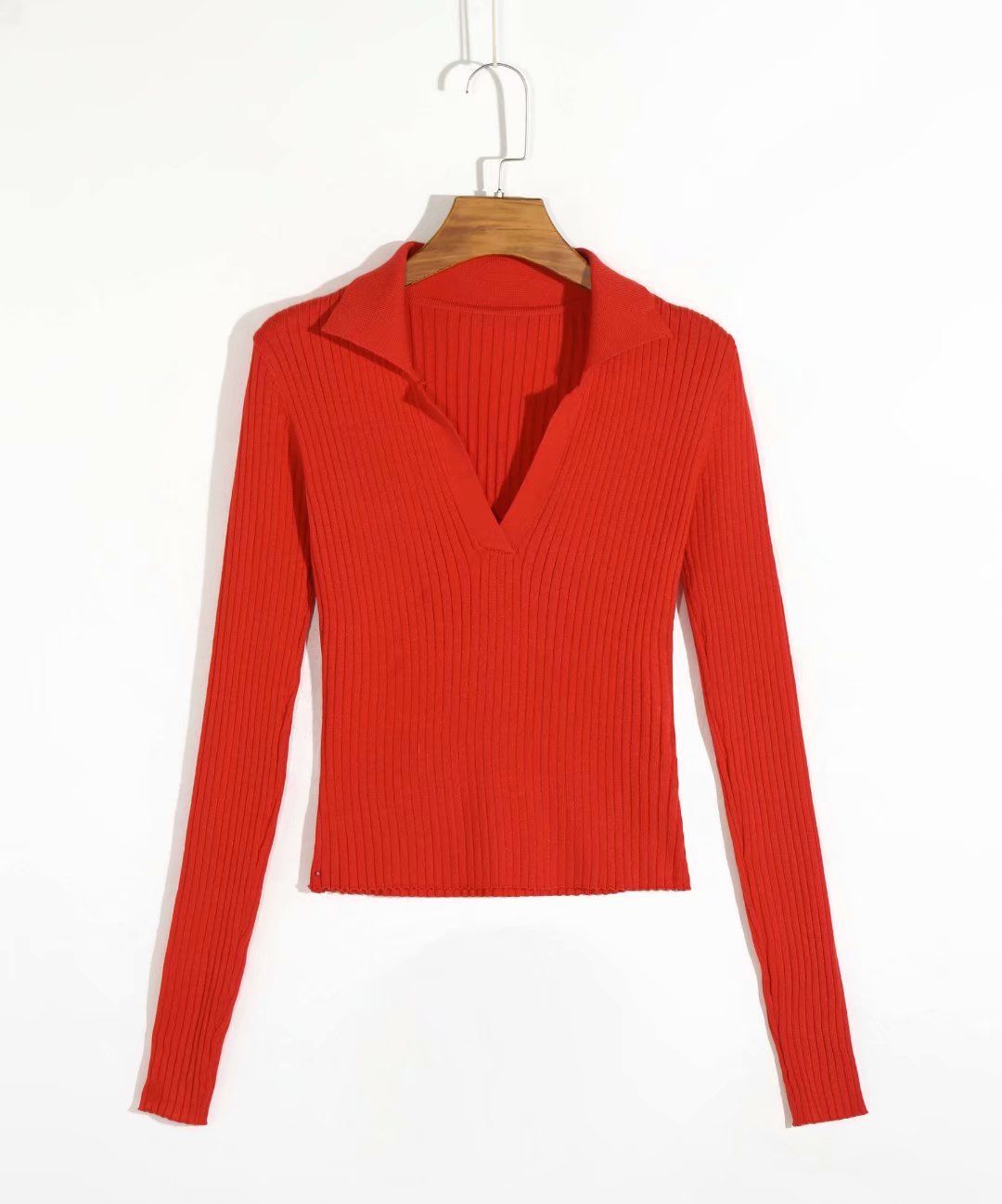 Long Sleeve Collared Top #144675 sold by Goodnight Macaroon product image thumbnail 13