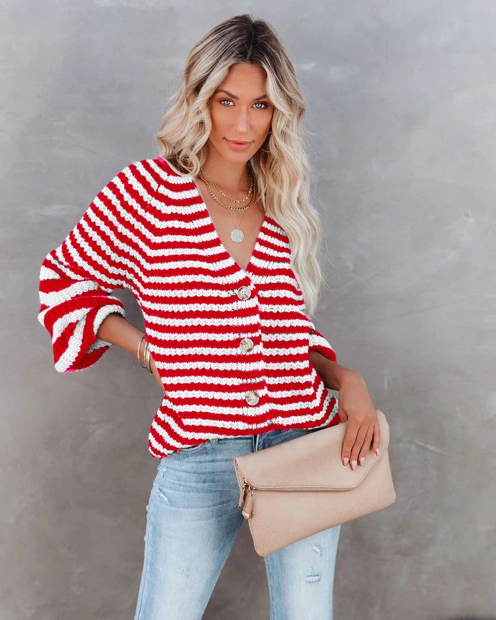 Striped Knitwear Turtleneck Sweater #71393 sold by Goodnight Macaroon product image thumbnail 10