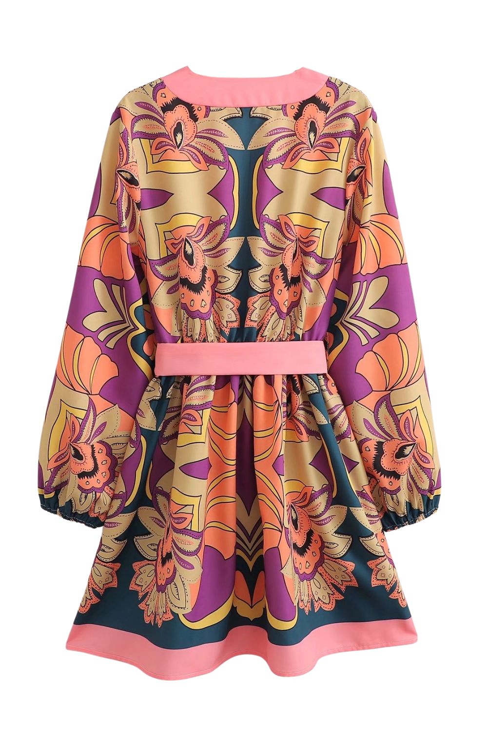 'Maya' Purple Dream Printed Dress #168947 sold by Goodnight Macaroon product image thumbnail 2