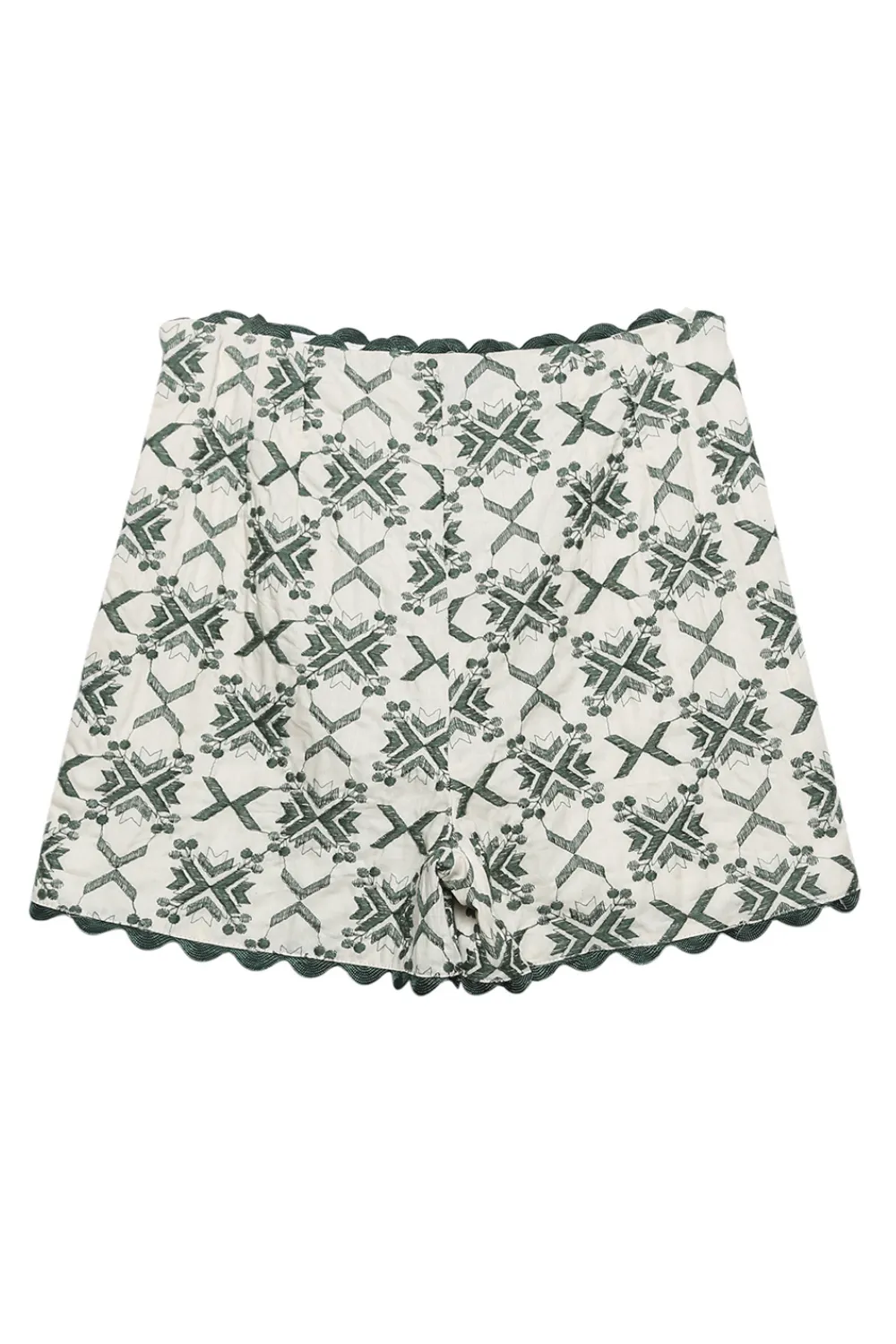 'Whitley' Embroidery High Waist Shorts sold by Goodnight Macaroon product image thumbnail 2