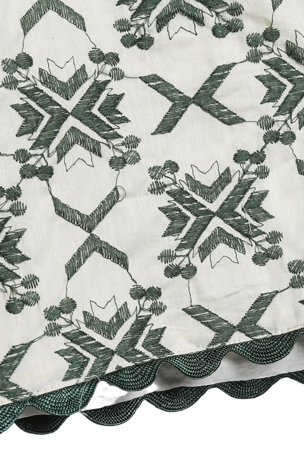 'Whitley' Embroidery High Waist Shorts sold by Goodnight Macaroon product image thumbnail 4