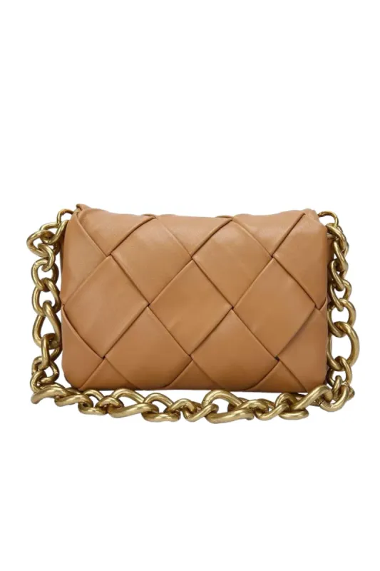 'Fatima' Woven Chain Pouch Bag sold by Goodnight Macaroon