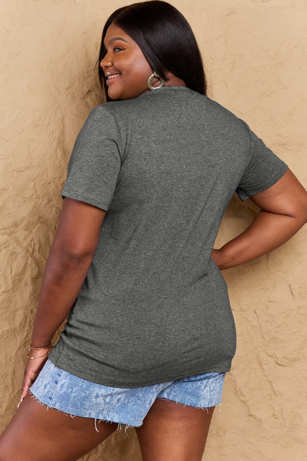 Full Size Graphic Cotton Tee sold by Goodnight Macaroon product image thumbnail 18