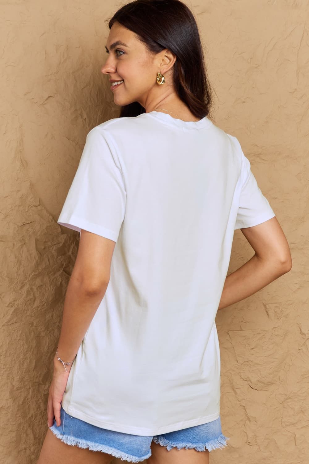 Full Size Graphic Cotton Tee sold by Goodnight Macaroon product image thumbnail 10