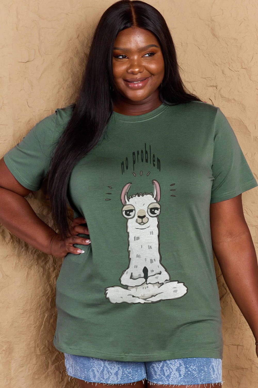 Full Size Graphic Cotton Tee sold by Goodnight Macaroon product image thumbnail 28