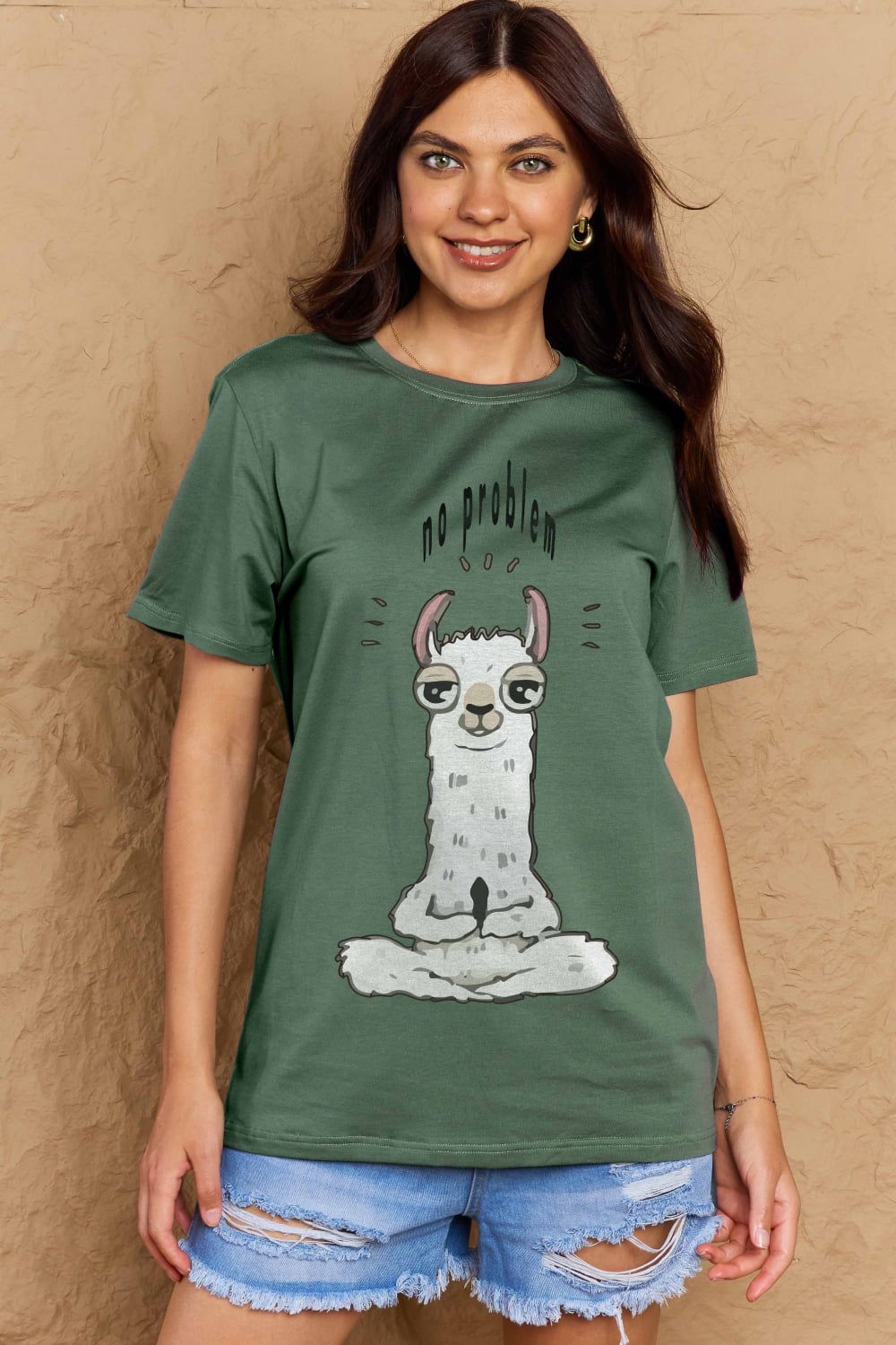 Full Size Graphic Cotton Tee sold by Goodnight Macaroon product image thumbnail 25