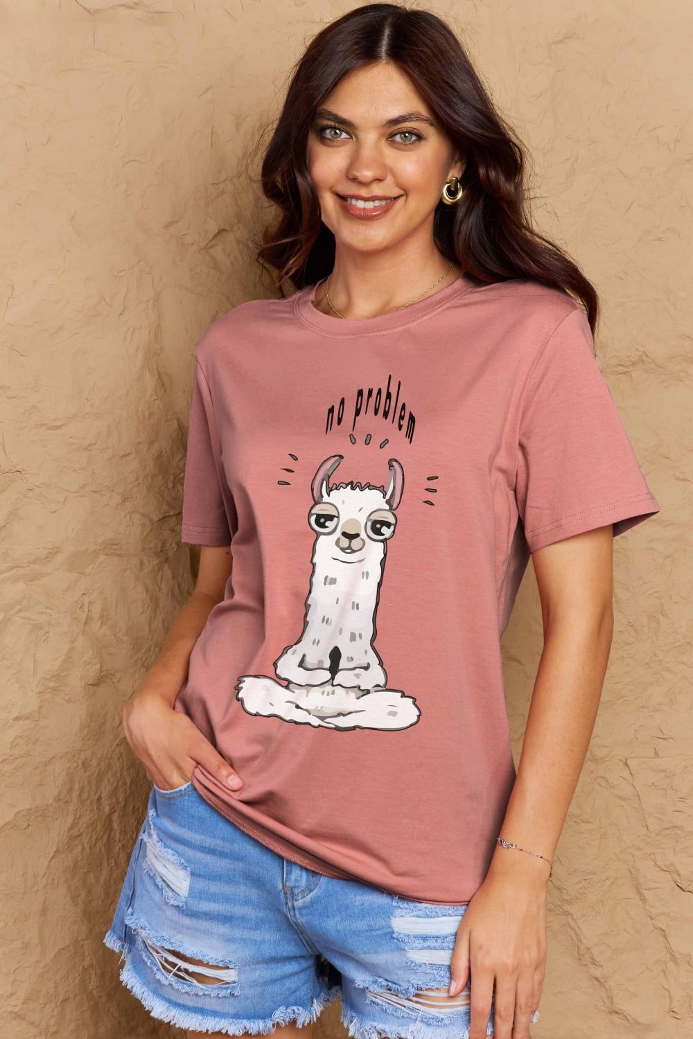 Full Size Graphic Cotton Tee sold by Goodnight Macaroon product image thumbnail 19