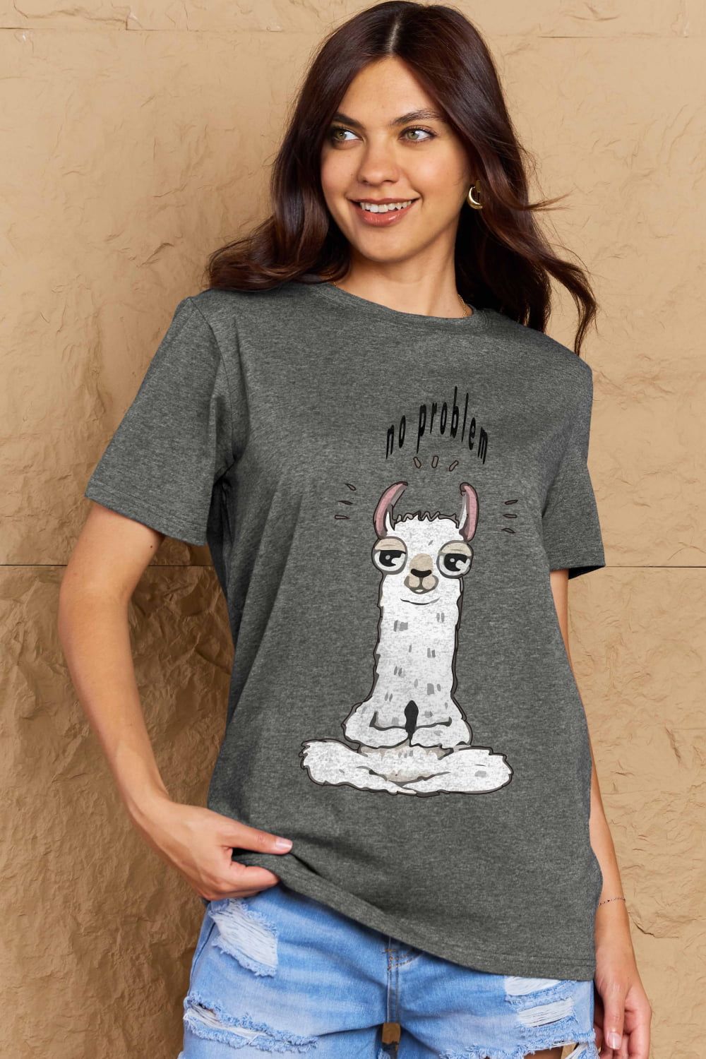 Full Size Graphic Cotton Tee sold by Goodnight Macaroon product image thumbnail 13