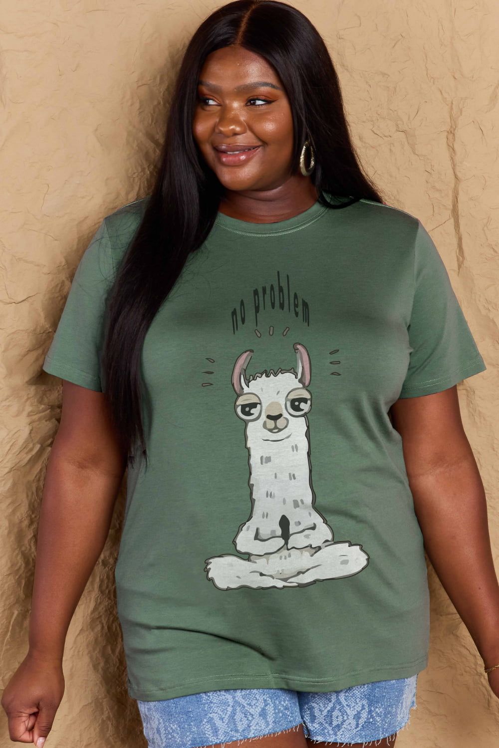 Full Size Graphic Cotton Tee sold by Goodnight Macaroon product image thumbnail 29