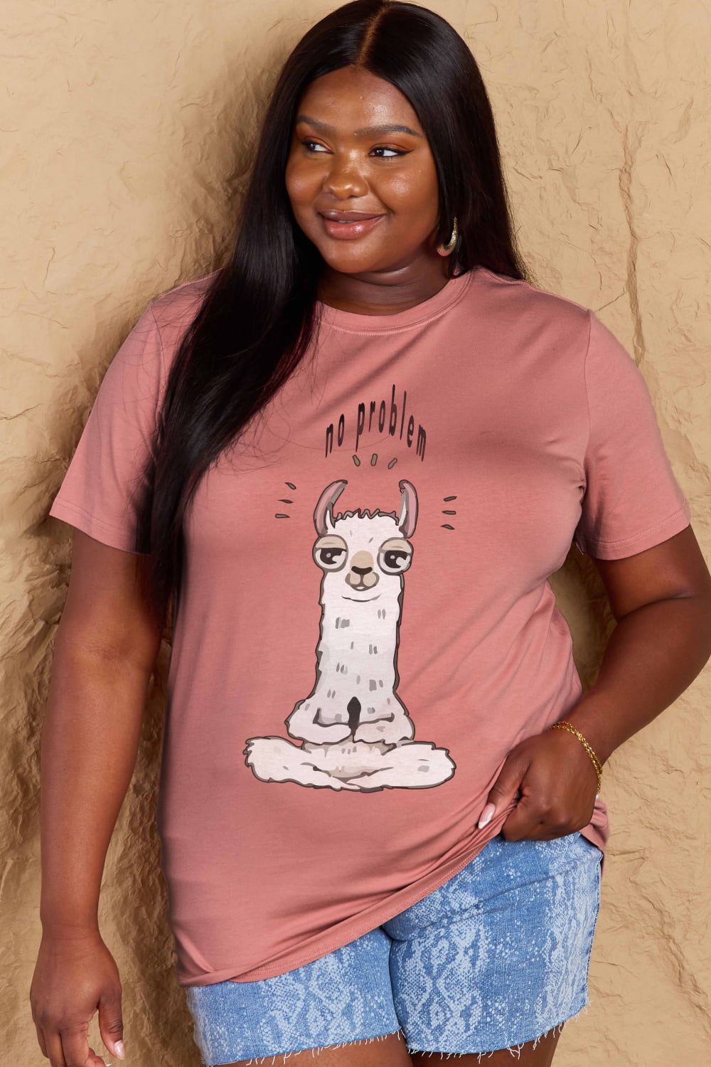Full Size Graphic Cotton Tee sold by Goodnight Macaroon product image thumbnail 23