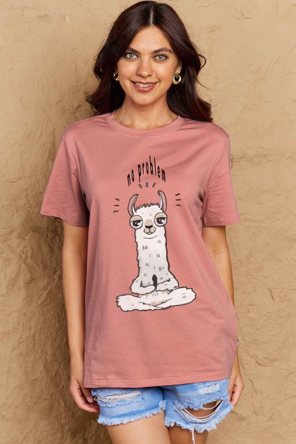 Full Size Graphic Cotton Tee sold by Goodnight Macaroon product image thumbnail 20