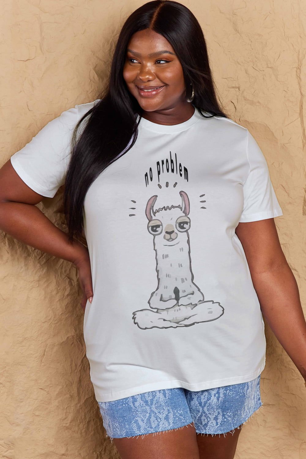 Full Size Graphic Cotton Tee sold by Goodnight Macaroon product image thumbnail 11