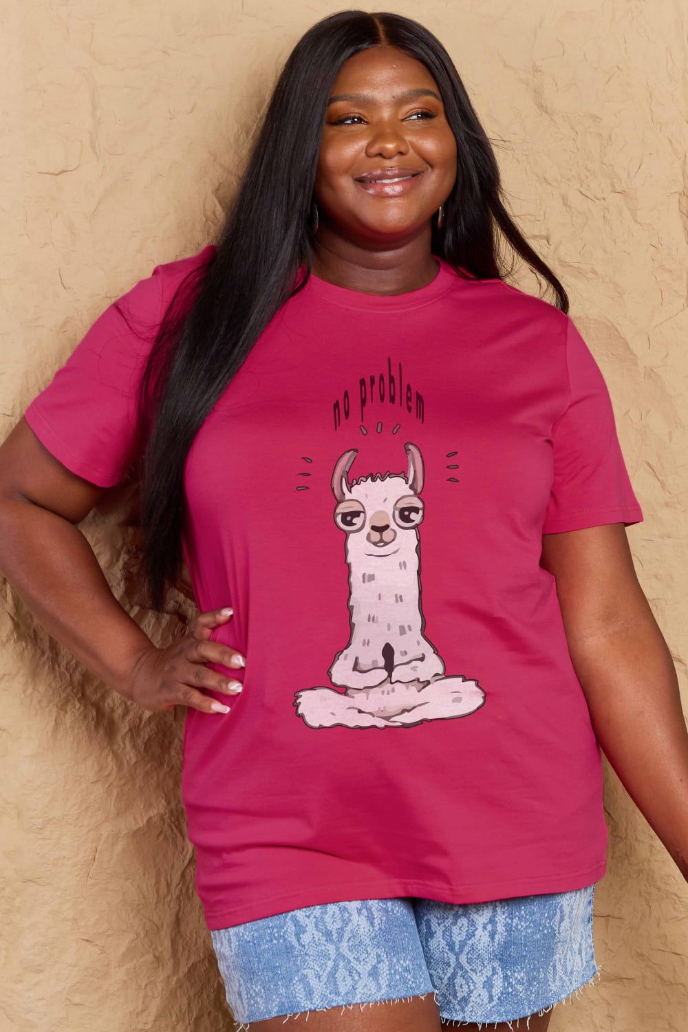 Full Size Graphic Cotton Tee sold by Goodnight Macaroon product image thumbnail 6