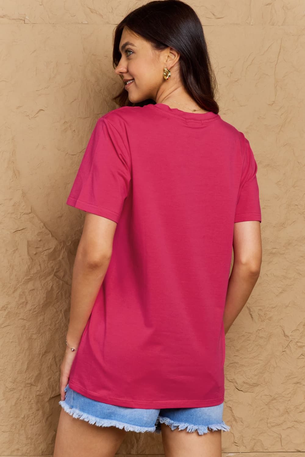 Full Size Graphic Cotton Tee sold by Goodnight Macaroon product image thumbnail 3