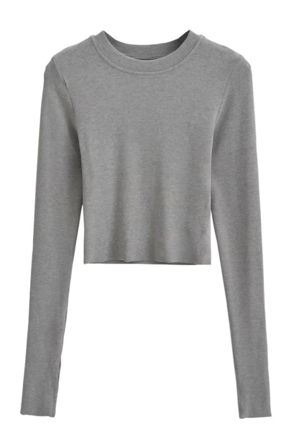 Crew Neck Long Sleeve T Shirt #161823 sold by Goodnight Macaroon product image thumbnail 3