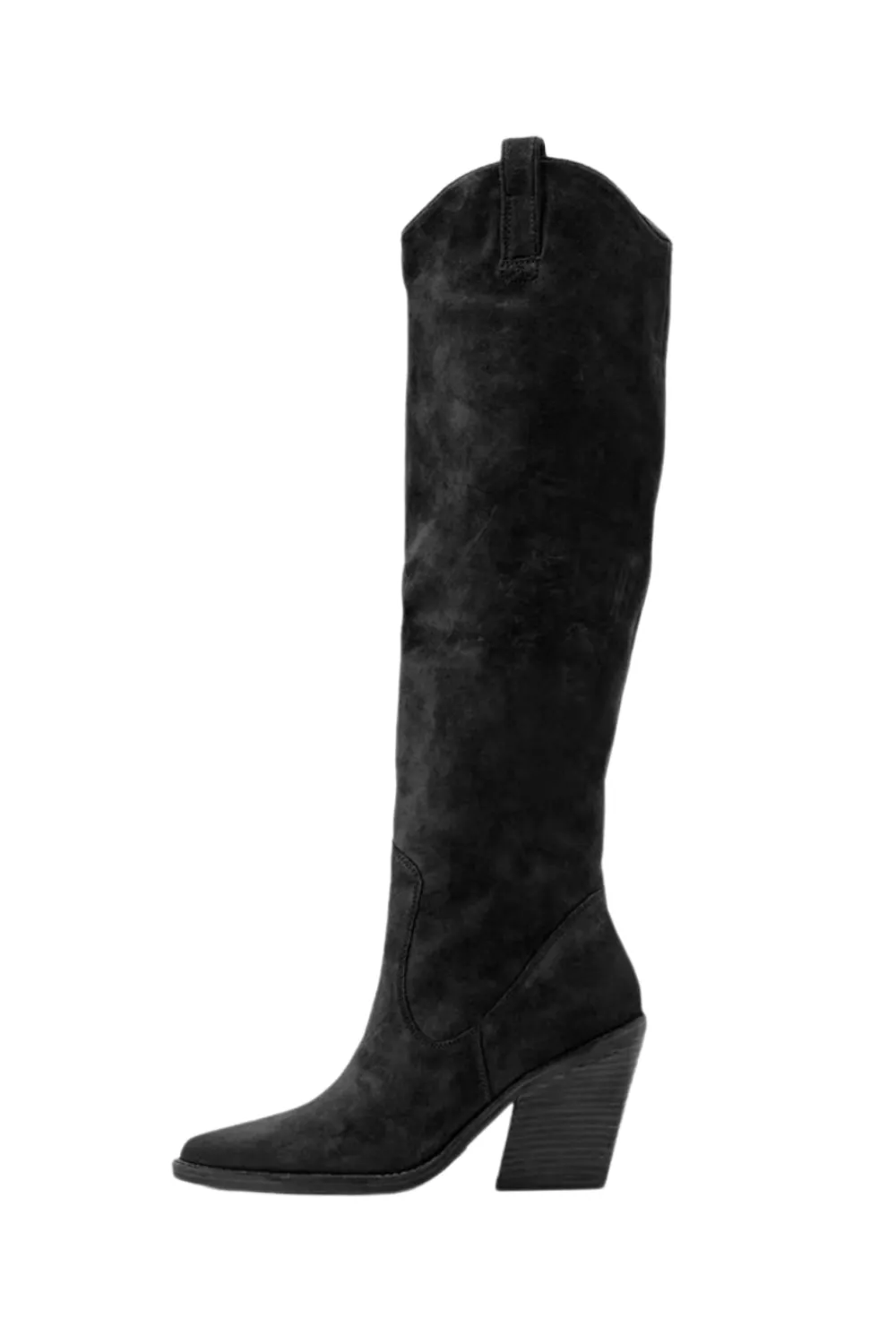 'Helena' High-Heel Pointy Knee-High Boots (2 Colors) sold by Goodnight Macaroon product image thumbnail 2