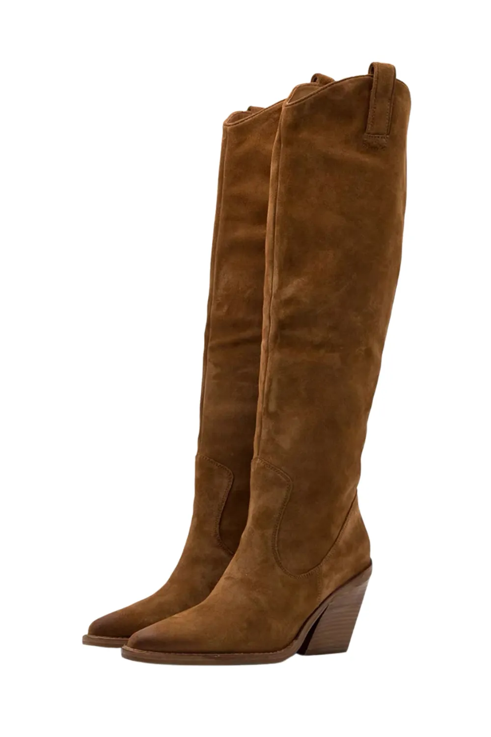 'Helena' High-Heel Pointy Knee-High Boots (2 Colors) sold by Goodnight Macaroon product image thumbnail 4