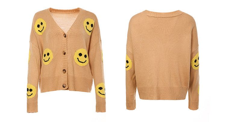 Myra Smiley Cardigan sold by Goodnight Macaroon product image thumbnail 4