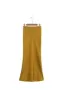 ‘Ellie’ High-Waisted Figure-Flattering Mermaid-Style Midi Skirt (3 Colors) sold by Goodnight Macaroon