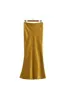 ‘Ellie’ High-Waisted Figure-Flattering Mermaid-Style Midi Skirt (3 Colors) sold by Goodnight Macaroon