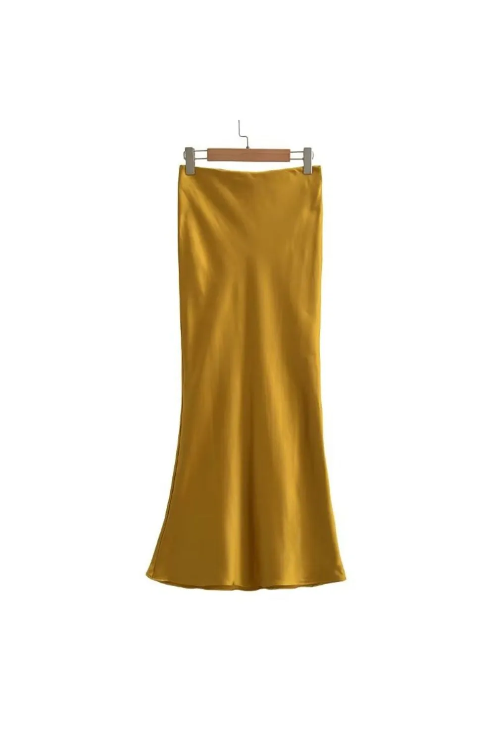 ‘Ellie’ High-Waisted Figure-Flattering Mermaid-Style Midi Skirt (3 Colors) sold by Goodnight Macaroon product image thumbnail 4