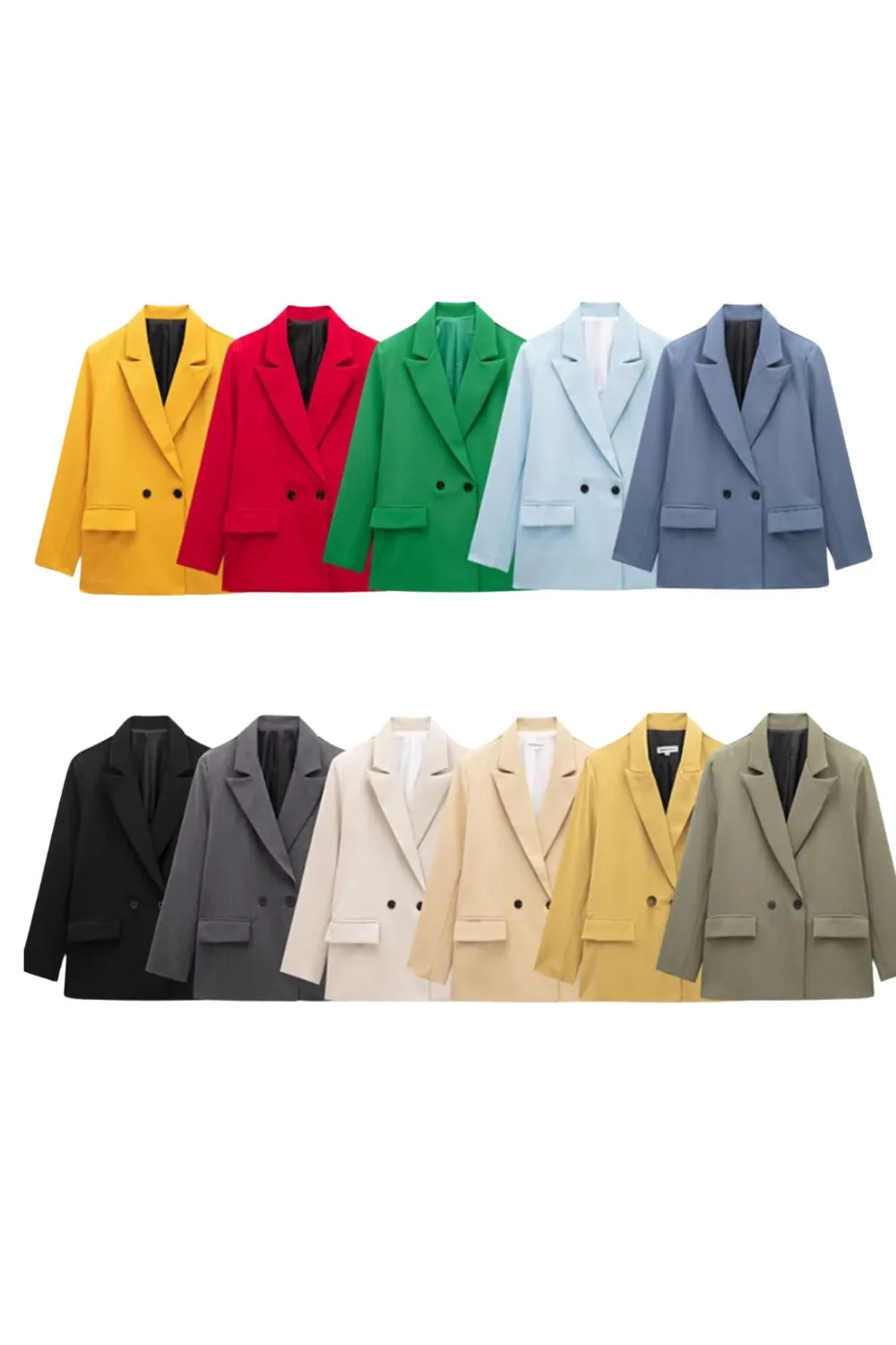 'Naomi' Double Breasted Suit Jacket sold by Goodnight Macaroon