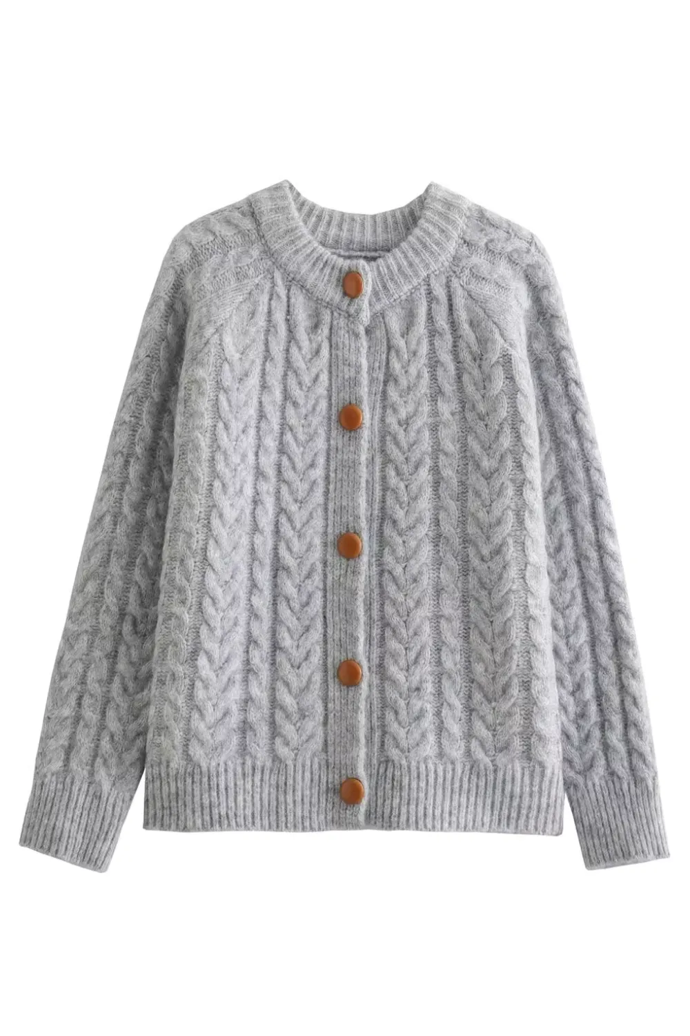 'Daisy' Cable-Knit Loose Cardigan (2 Colors) sold by Goodnight Macaroon