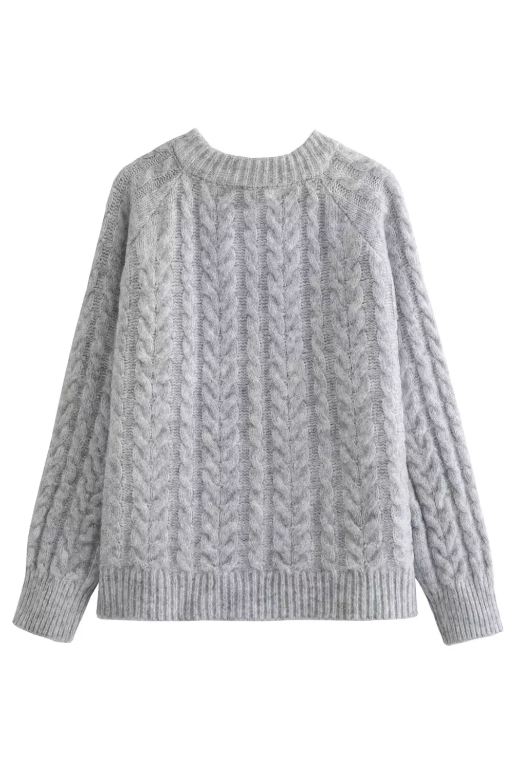 'Daisy' Cable-Knit Loose Cardigan (2 Colors) sold by Goodnight Macaroon product image thumbnail 3