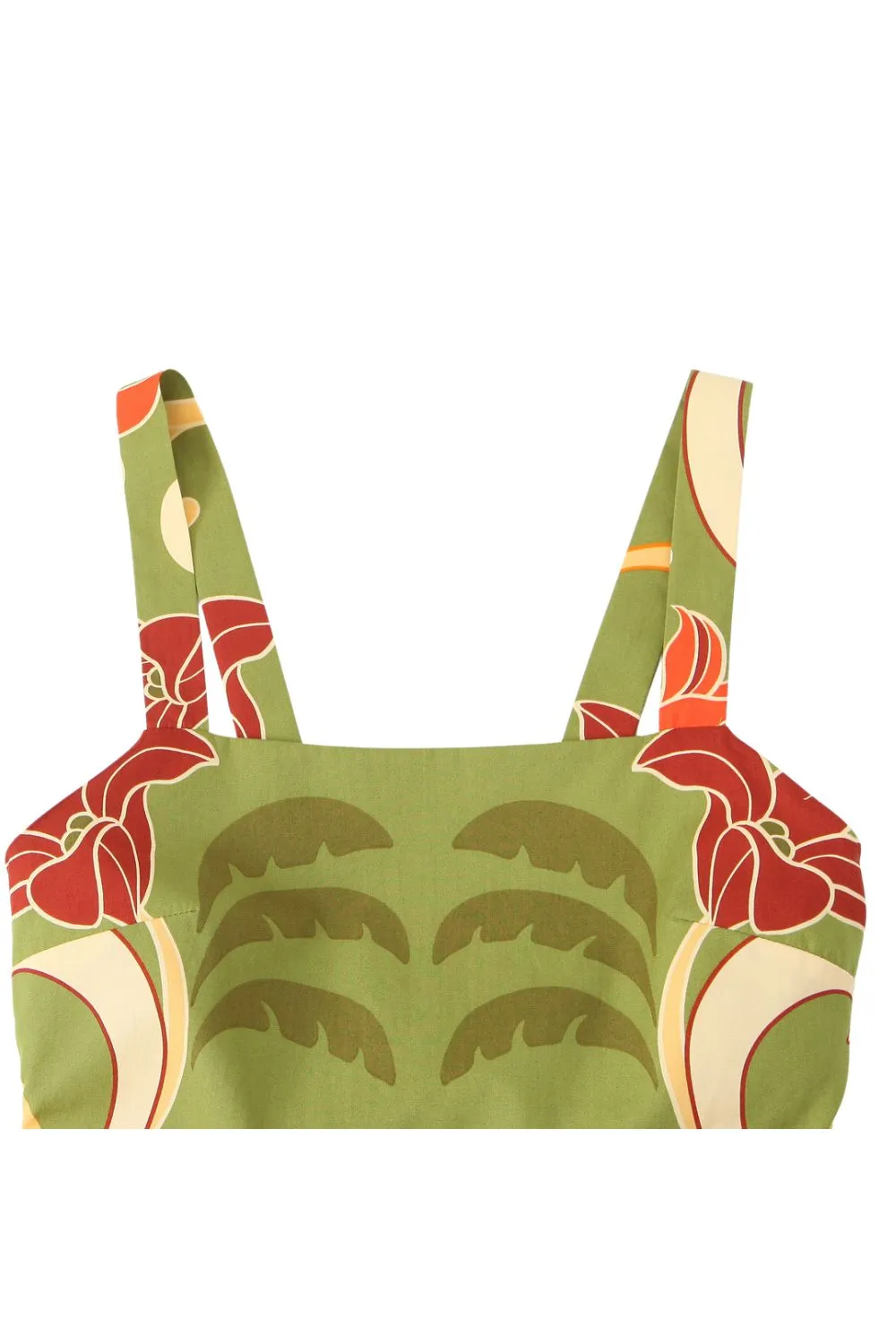 ‘Erin’ Casual Spaghetti Strap Printed Midi Dress sold by Goodnight Macaroon product image thumbnail 3