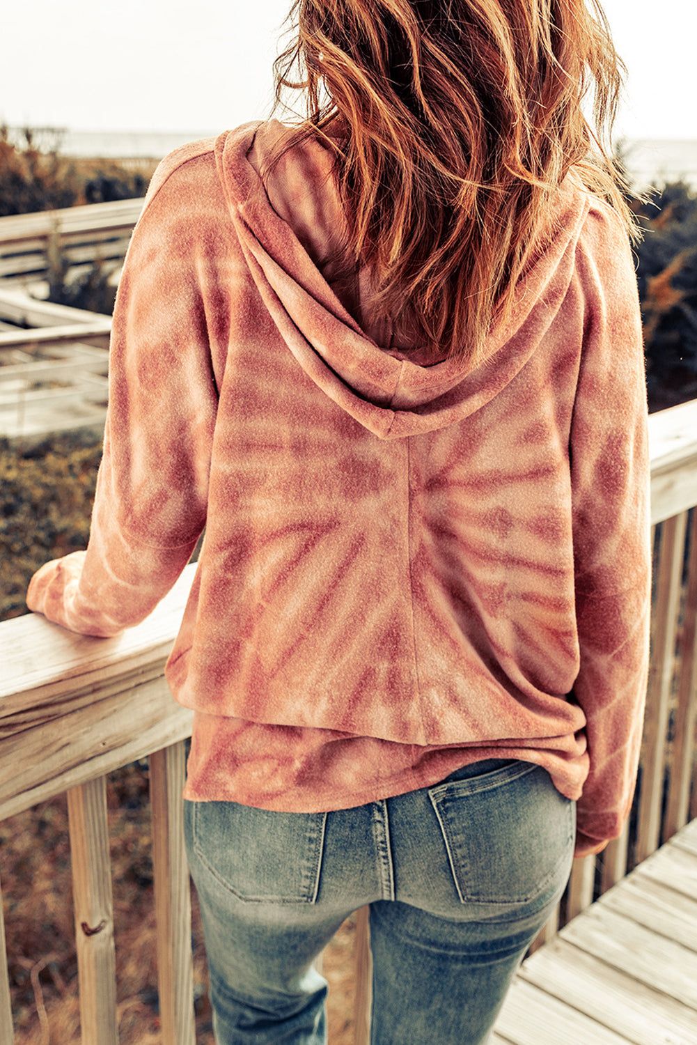 Tie-Dye Lace-Up Hoodie sold by Goodnight Macaroon product image thumbnail 5