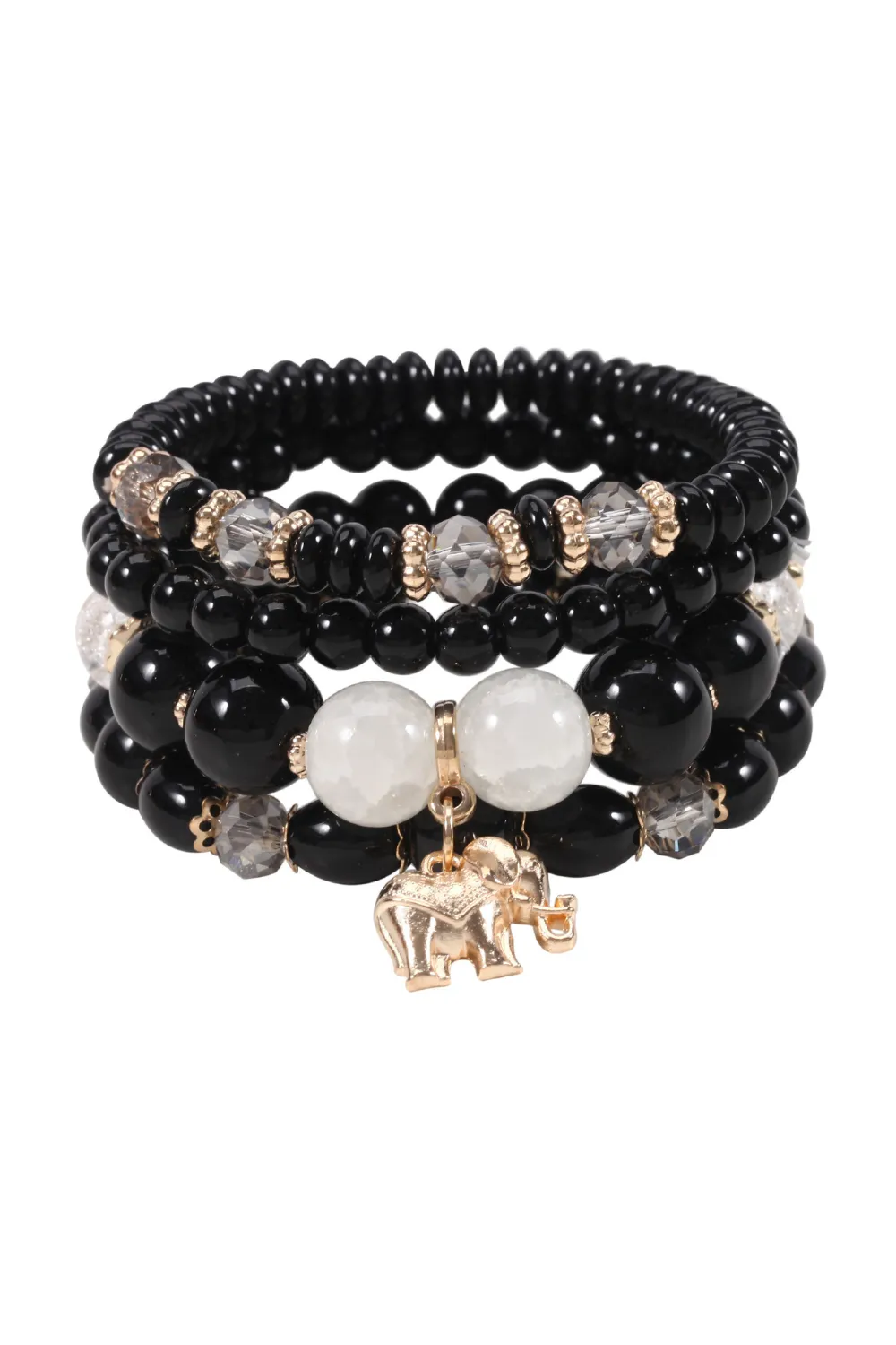 'Helena' Multi-Layer Bohemian Glass stones Beads Bracelet (8 Styles) sold by Goodnight Macaroon product image thumbnail 4