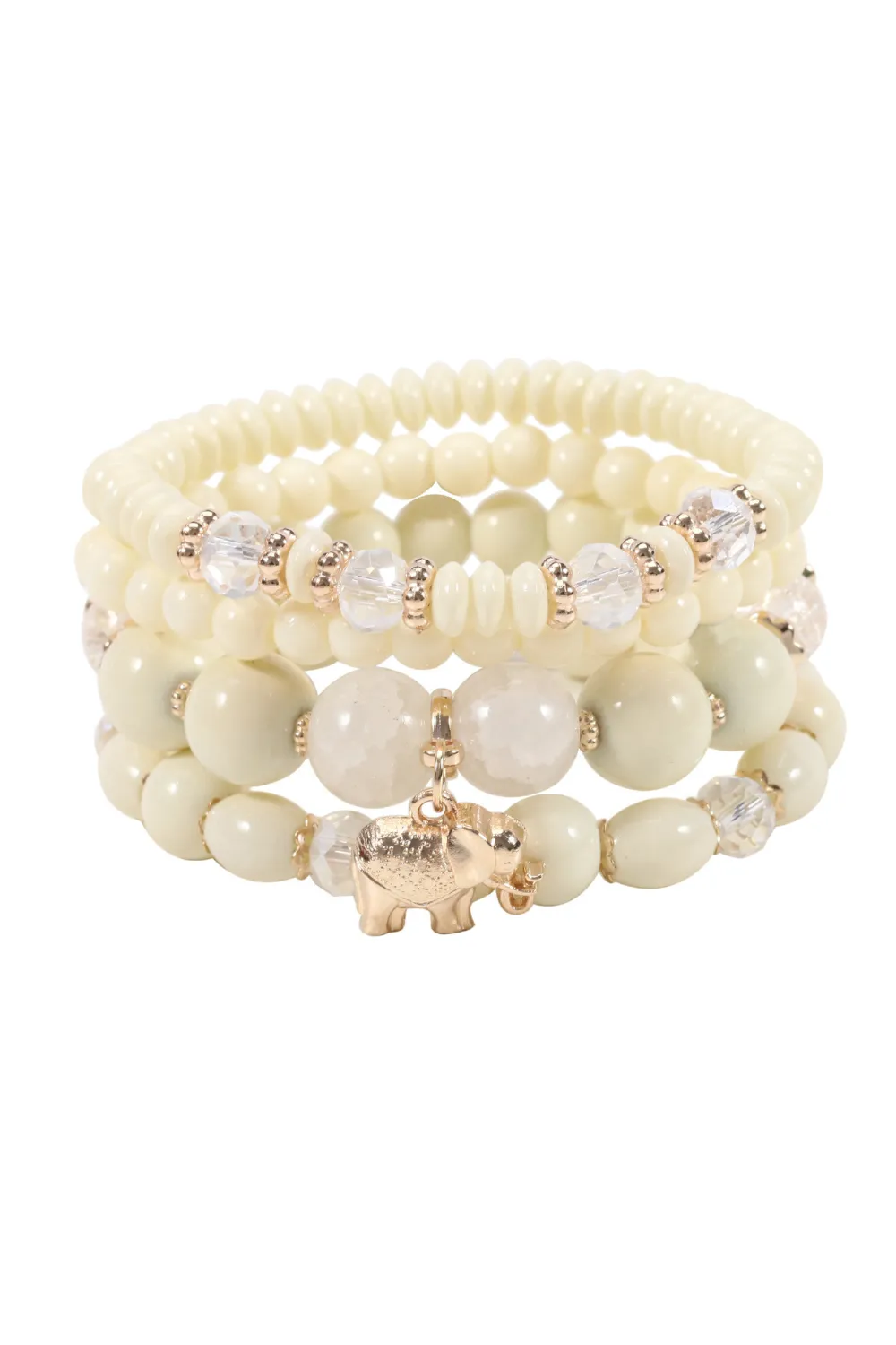 'Helena' Multi-Layer Bohemian Glass stones Beads Bracelet (8 Styles) sold by Goodnight Macaroon product image thumbnail 2