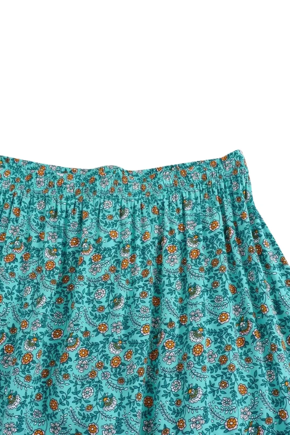 ‘Lily’ Vacation Style Cotton Midi Skirt sold by Goodnight Macaroon product image thumbnail 4